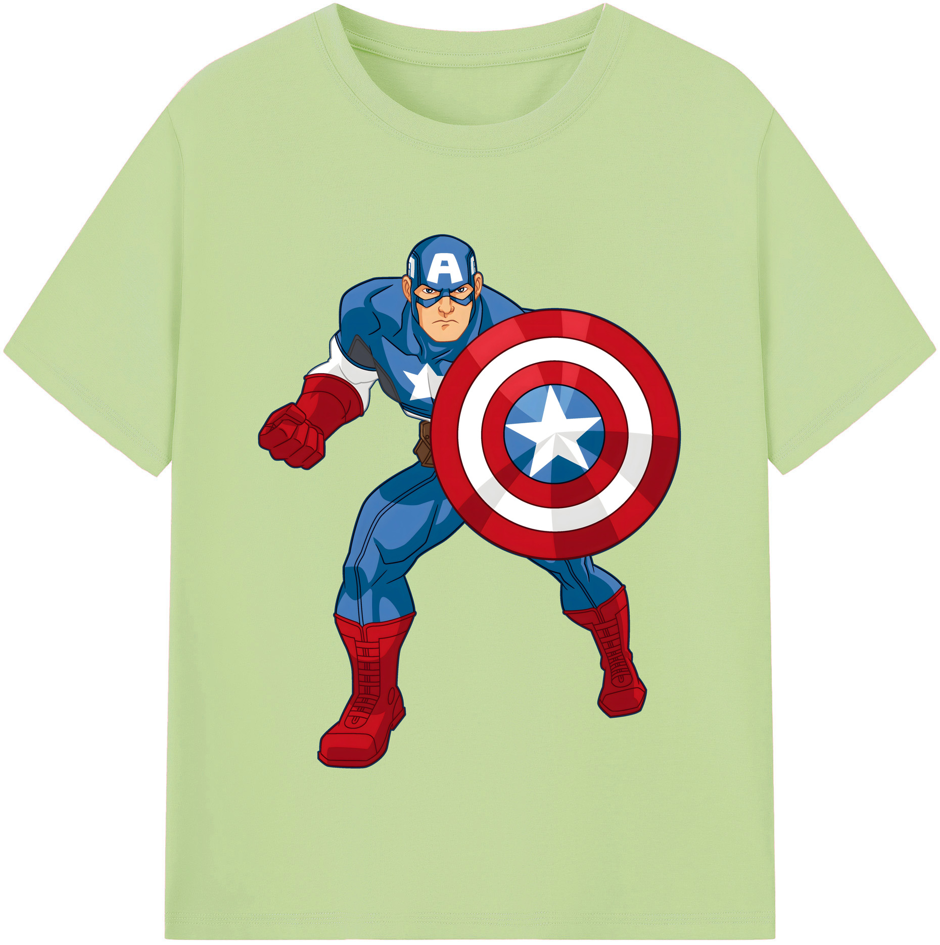 （画像用） アベンジャーズ The Avengers 綿100％半袖Tシャツ（フロントプリント）